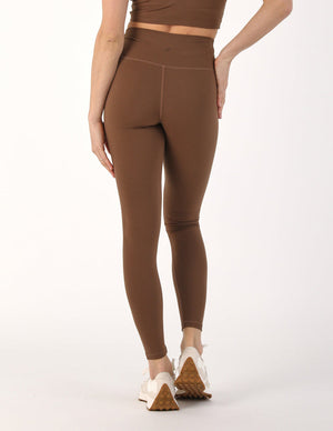 High Waist Pure Legging: Chocolate