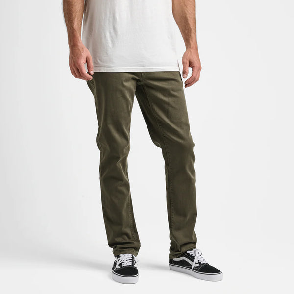 HWY 133 Slim Fit Broken Twill Jeans - Military Green