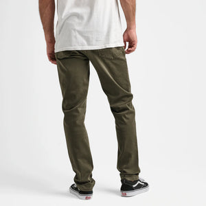 HWY 133 Slim Fit Broken Twill Jeans - Military Green