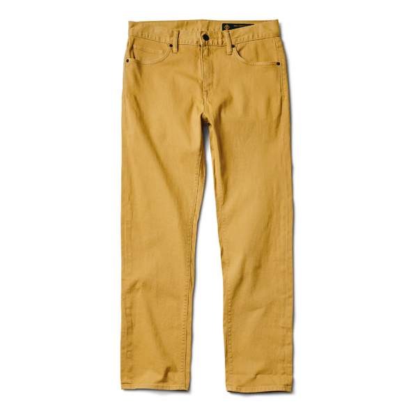 HWY 128 Straight Fit Broken Twill Jeans - Golden