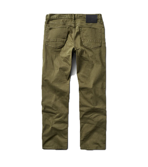 HWY 128 Straight Fit Broken Twill Jeans - Dark Military