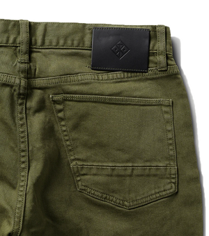 HWY 128 Straight Fit Broken Twill Jeans - Dark Military