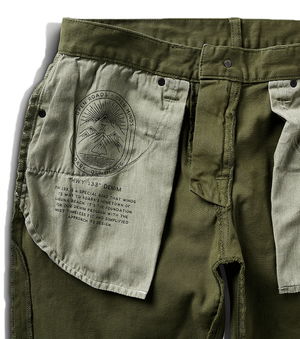 HWY 128 Straight Fit Broken Twill Jeans - Dark Military