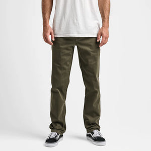 HWY 128 Straight Fit Broken Twill Jeans - Dark Military