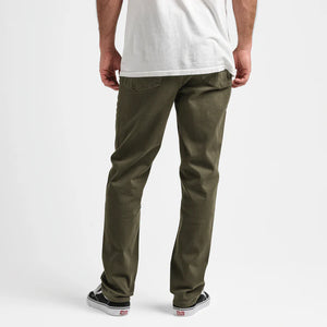 HWY 128 Straight Fit Broken Twill Jeans - Dark Military