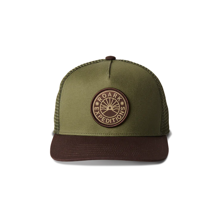 Station Trucker Snapback Hat - Dark Military