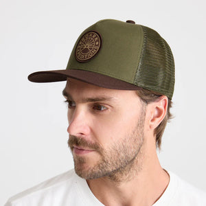 Station Trucker Snapback Hat - Dark Military