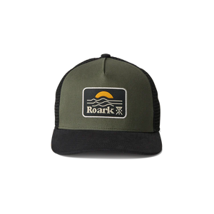 Station Trucker Snapback Hat  - Military