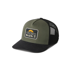 Station Trucker Snapback Hat  - Military