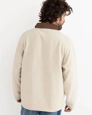 Awake Polar Fleece Polo - Natural