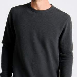 Well Worn Thermal Long Sleeve - Onyx