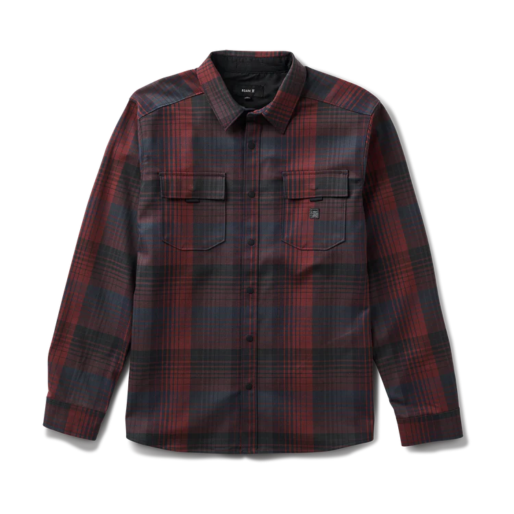 Diablo Long Sleeve Flannel -Sangria