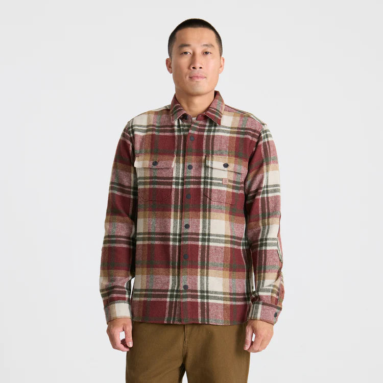 Nordsman Long Sleeve Flannel - Sangria