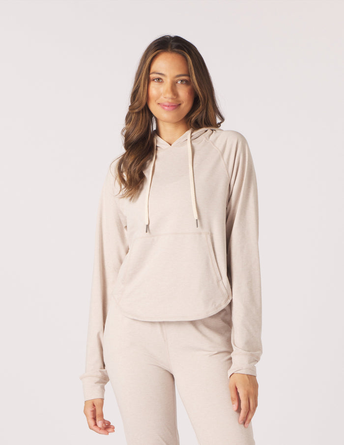 Rocky Hoodie- Oatmilk Marble