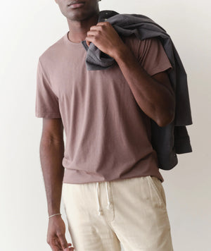 Signature Sea Change Crew Tee - Coffee Quartz