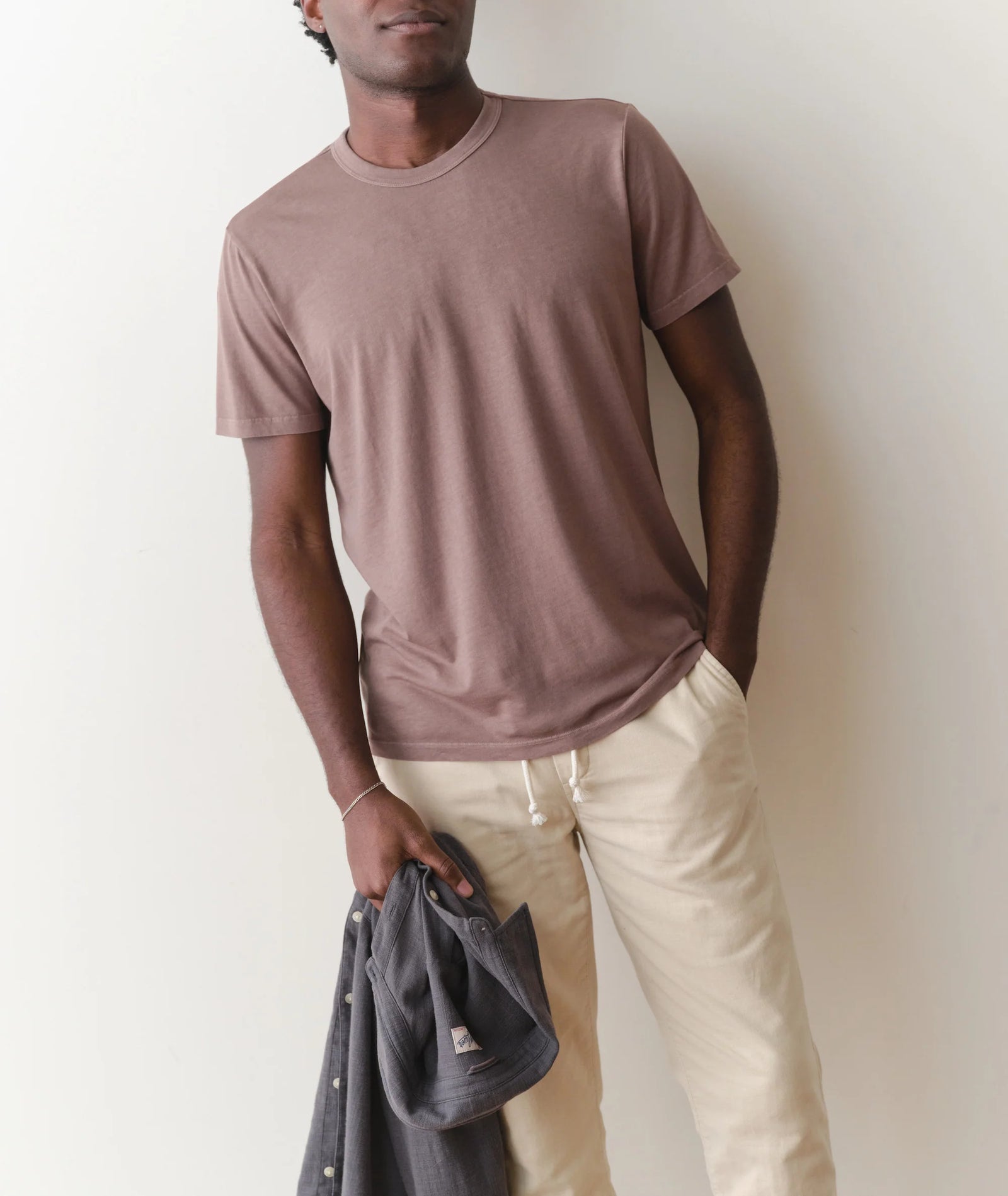 Signature Sea Change Crew Tee - Coffee Quartz