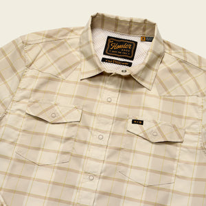 H Bar B Tech Longsleeve - Braden Plaid/Faded Khaki