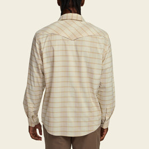 H Bar B Tech Longsleeve - Braden Plaid/Faded Khaki
