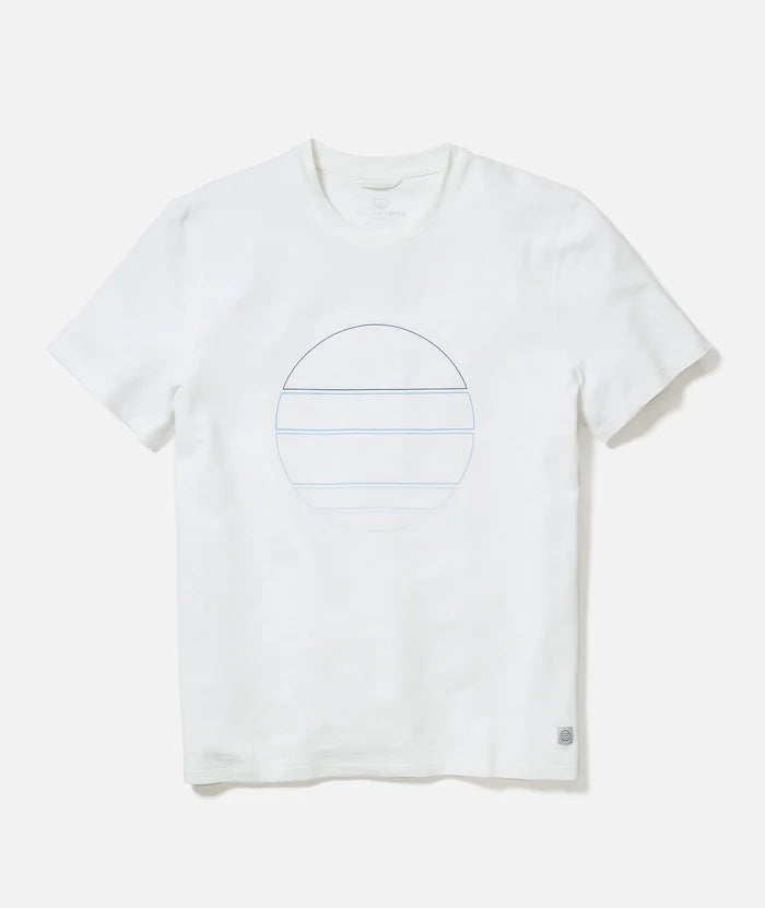 Air Crew Graphic Tee - White Horizon