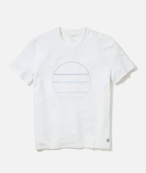 Air Crew Graphic Tee - White Horizon