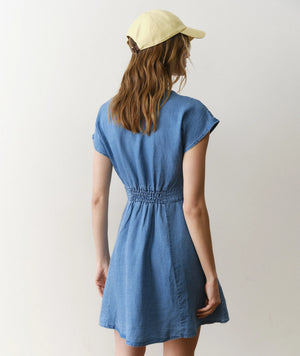 Camila Mini Dress - Light Wash