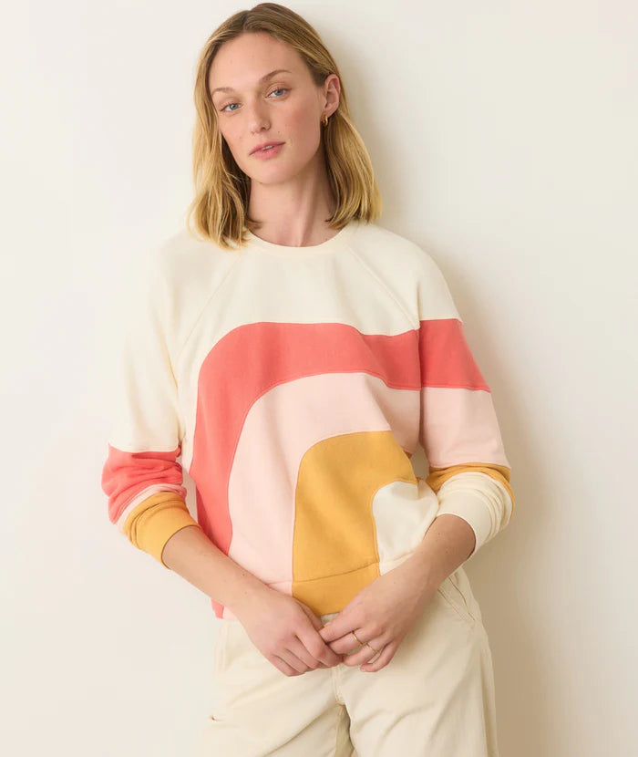 Vintage Terry Sweatshirt - Warm Wave