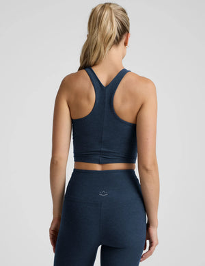 Spacedye Refocus Cropped Tank - Nocturnal Navy