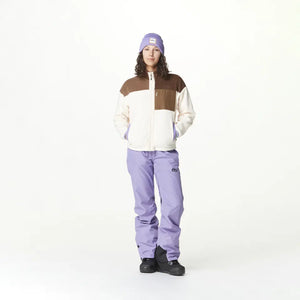 Arcca Womens Full Zip Fleece - Vanilla Cocoa Chicory