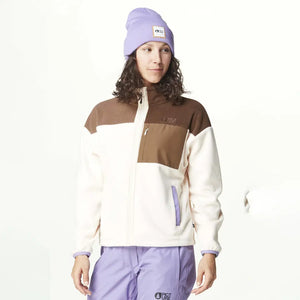 Arcca Womens Full Zip Fleece - Vanilla Cocoa Chicory