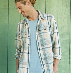 Blanket Shirt - Grey Mist Bienvenido Plaid