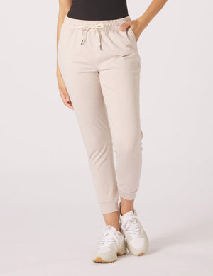 Serene Jogger - Oatmilk Marble