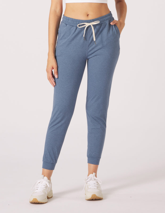 Serene Jogger: Washed Blue Marble