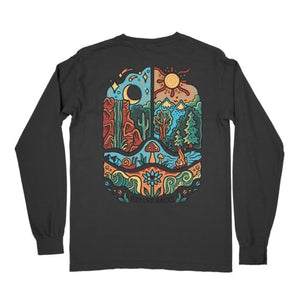 Enchanted Long Sleeve  - Charcoal