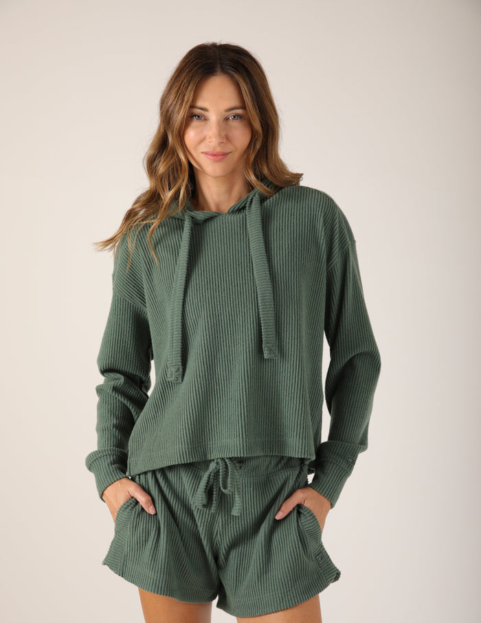Valley Hoodie: Smoky Basil