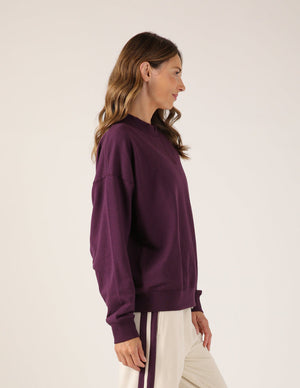 Vintage Oversized Crew - Blackberry Jam
