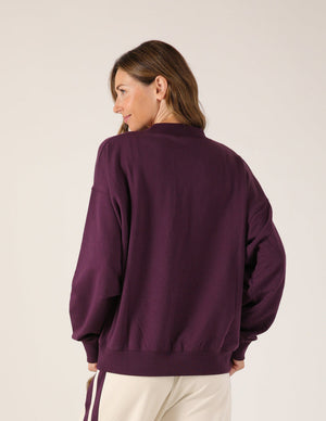 Vintage Oversized Crew - Blackberry Jam