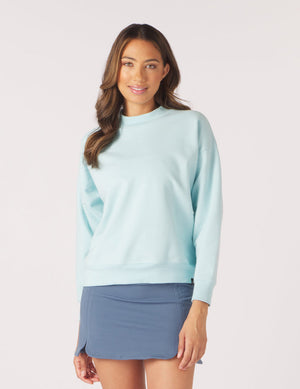 Vintage Oversized Crew - Hydrangea