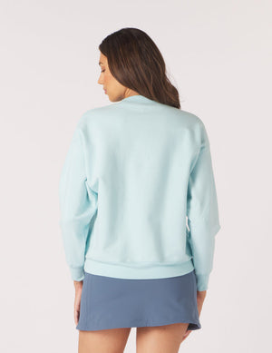 Vintage Oversized Crew - Hydrangea