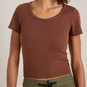Wind Worn Short Sleeve Tee - Sepia