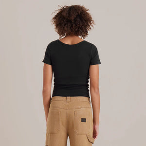 Wind Worn Short Sleeve Tee - Black