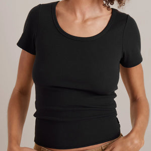Wind Worn Short Sleeve Tee - Black