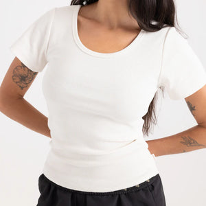 Wind Worn Short Sleeve Tee - Off White