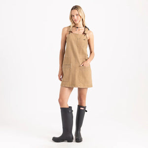 HWY 1 Overall Dress - Otter