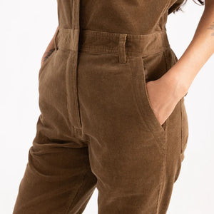 Layover Cord Jumpsuit - Otter