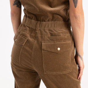 Layover Cord Jumpsuit - Otter