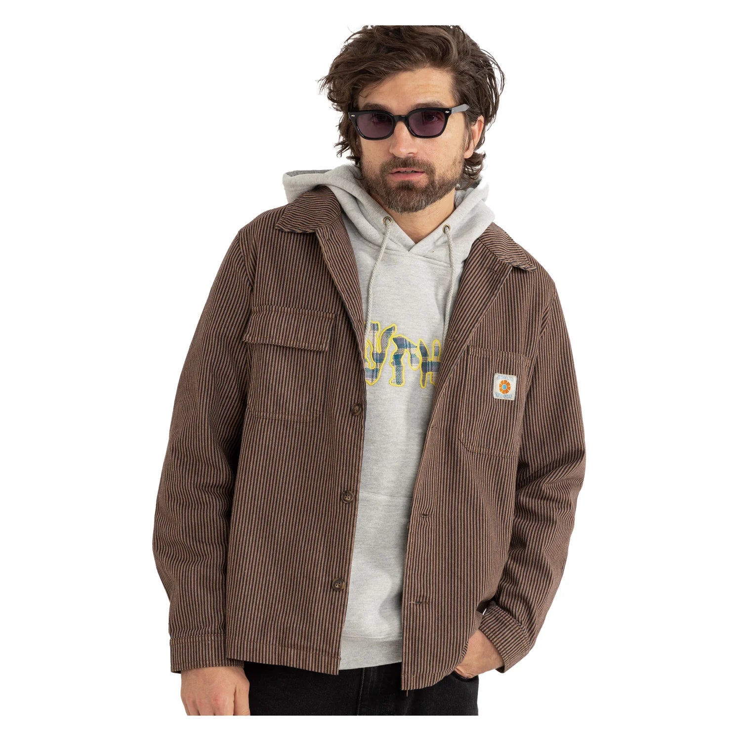 Hickory Stripe Work Shirt - Cedar