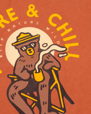 Nature and Chill Unisex Tee - Redwood