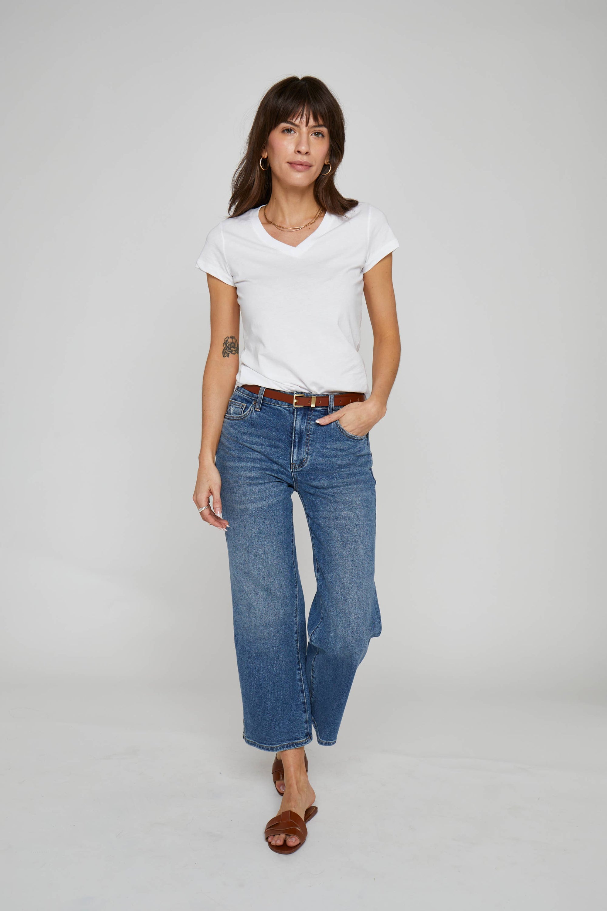 Addington Ankle Crop High Rise - Vintage Worn