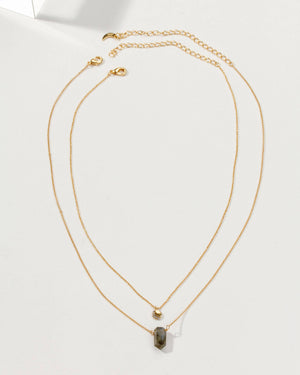Luz de Luna Necklace Set- Labradorite