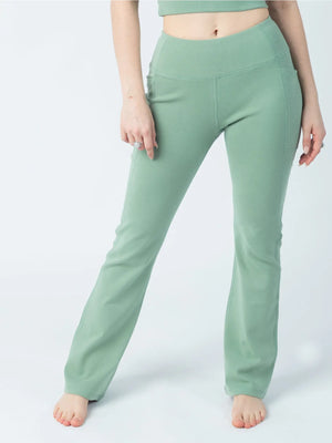 PlantTec™ Flare Leggings - Sage